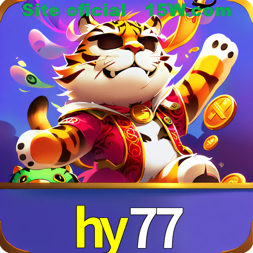 Imagem promocional da hy77 mostrando a plataforma e suas vantagens